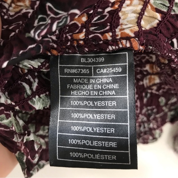 BB Dakota by Steve Madden Womens Helena Floral Short Crop Top - Picture 6 of 8